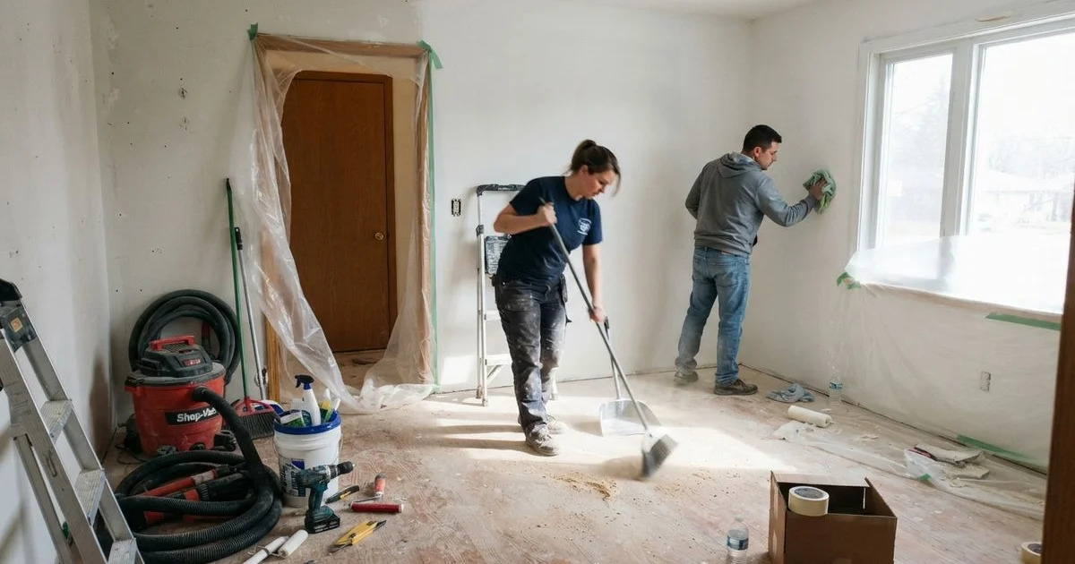 Post-construction cleanup: what is included and what it takes